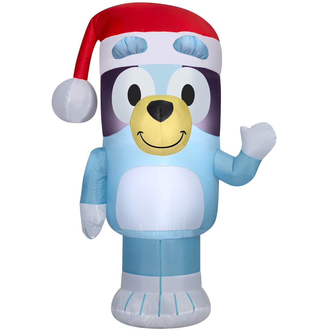 3.5ft. Airblown® Inflatable Christmas Bluey in Santa Hat